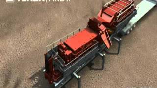 Terex Finlay MP300 Mobile Rinser Animation [upl. by Fair]