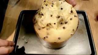 Video ricetta quotPanettone fatto in casa con gocce di cioccolatoquot  Aglio in Camicia [upl. by Llevad]