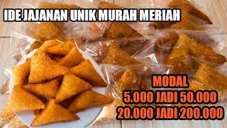 Ide Bisnis  Olahan Roti Tawar Jadi Jajanan Unik Murah Meriah 1000an Banyak Yang Suka [upl. by Enelyad]