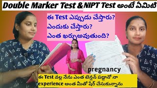 Pregnancy Double Marker Test NIPT Test complete detailsMy Experience🫄 pregnancypregnant [upl. by Mori838]