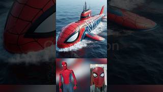 superheroes but Orca submarine 😱🔥Marvel amp DCAll Characters marvel avengersshortsrobot [upl. by Gildas]