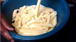 homemade fries oven baked chips [upl. by Noside]