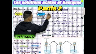 Les solutions acides et basiques partie 2 الثالثة إعدادي [upl. by Ttimme]