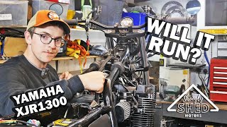 XJR Valve Checks and First Start Up Yamaha XJR1300 Shoogly Shed Motors [upl. by Daye]