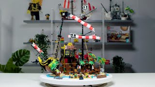 Pirates of Barracuda Bay  LEGO Ideas Designer Video 21322 [upl. by Siouxie818]