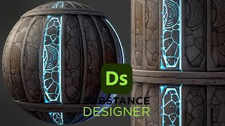 Stylized Fantasy Material  Substance 3D Designer [upl. by Blake]