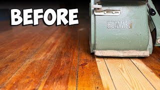 Restoring 100 Year Old Floorboards Is it WORTH IT [upl. by Letitia]