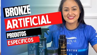 COMO FAZER BRONZE ARTIFICIALUSE ESSES PRODUTOS🌞 [upl. by Acirea]