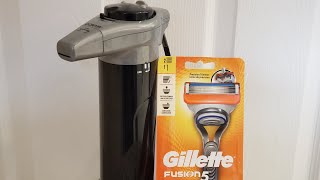 Gillette Fusion and Conair Lather Dispenser [upl. by Ahtelra598]