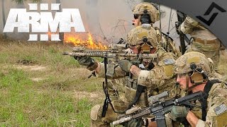 Bloody Headquarters Assault  ARMA 3  3rd Ranger Battalion Main Op Gameplay [upl. by Aicatsal555]