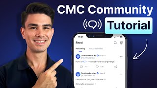 How to Use CMCCommunity  CoinMarketCaps New Social Feature [upl. by Zilber934]