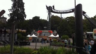 Oblivion Alton Towers Hole Dive and bank roll HD [upl. by Alimhaj]