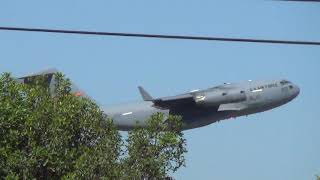 C17 departs Los Alamitos JFTB Oct 4 2019 [upl. by Adnuhs592]