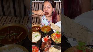 DHABA MEATDHANIYA MURGHDAL MAKHANIDRUMS OF HEAVENBIRYANICORN CHILLINAAN😍😋 foodie shorts [upl. by Drobman]