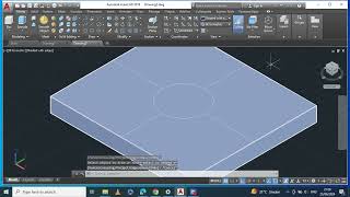 How to use Presspull Command in 3D Autocad Model [upl. by Donetta]