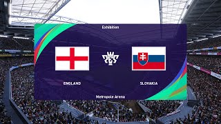 England vs Slovakia 30062024 UEFA Euro 2024 PES 2021 [upl. by Saimerej]