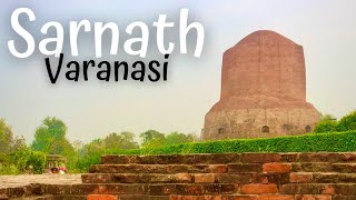 Visiting Sarnath in Varanasi the Place of Buddha Incredible India [upl. by Holtorf]