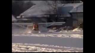 Kitfox Trailer Park Flying on Skis Rednecking [upl. by Elegna]