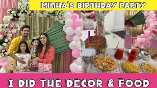 MINHA TURNS 2DID ALL THE PARTY amp BIRTHDAY DECORATIONSCOOK YUMMY FOOD vlog dailyvlog partydecor [upl. by Anihc]