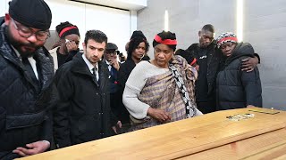 Levée de corps de Gisèle Silaho MALONGA à lhôpital de Simone Veil à Eaubonne [upl. by Ahidam642]