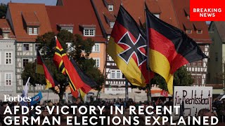 AfDs Victory In Recent German Elections Explained [upl. by Ebby]