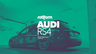 Audi RS4  Rotiform BLQT [upl. by Aramois]