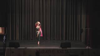 Assal Marathi Lavani performed by Supritha Rao at Mrathi Katta Germany [upl. by Marx865]