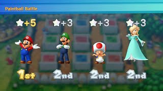 Mario Party 10  Mario vs Luigi vs Toad vs Rosalina  Mushroom Park [upl. by Htrowslle]