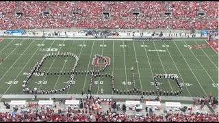 Pregame The Ohio State University Marching Band vs Akron 83124 [upl. by Hengel83]