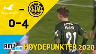 29 serierunde 2020  Haugesund  BodøGlimt 04  Høydepunker 2020 [upl. by Kyriako]