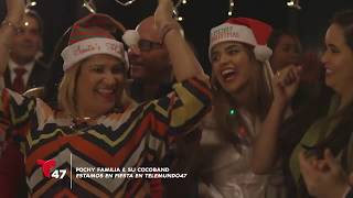 Jingle Navidad con Pochy Familia  Telemundo 47 New Yok [upl. by Bullis]