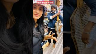 Ivlo periya hand bag ah  ytshorts navinkanmani family actornavinkumar shopping love nk [upl. by Atnovart]