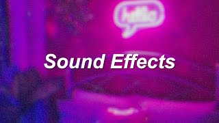 SOUND EFFECTS YOU NEED FOR YOUR EDIT AUDIOS [upl. by Eedahs]