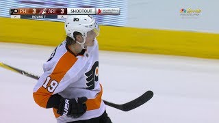 Neuvirth fills in for Elliott gets Flyers the shootout win [upl. by Delorenzo]