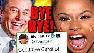 Its OVER For Cardi B After INSANE MELTDOWN Elon Musk Gets The LAST LAUGH [upl. by Decrem]