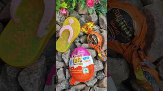 Orange milk Truffle chocolat candy with sliiper jems in Kinderjoy Box shorts kinderjoy chocolate [upl. by Aseiram590]