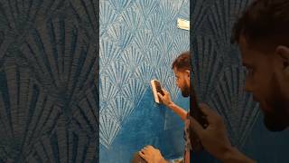 Asian paints royale Play sheeshal wall texture [upl. by Ruddie]