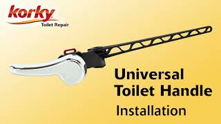 Universal Toilet Handle  Korky Toilet Repair [upl. by Fatma]