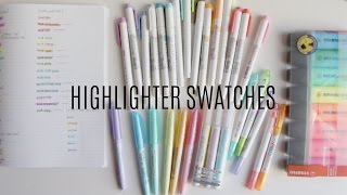 highlighter swatches [upl. by Ophelie]