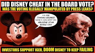 Did Disney CHEAT in The Board Vote  There Should Be an INVESTIGATION By the SEC Expert Says [upl. by Gemperle]