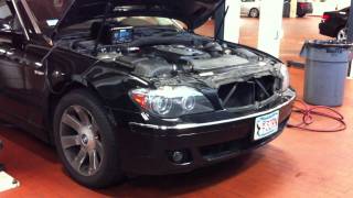 2006 BMW 750Li Active Roll Stabilization Initialization [upl. by Aicitan]