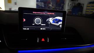 Audi Q5 ambient  konturbelysning installation [upl. by Stace]