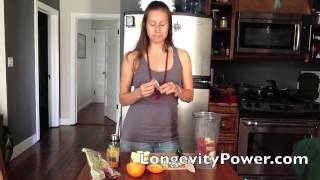 Orange Cranberry Apple Sauce  Raw Vegan Recipe [upl. by Airemat]