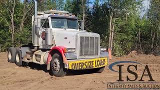 2171  2000 Peterbilt 379 Day Cab Truck Tractor Will Be Sold At Auction [upl. by Noeruat]