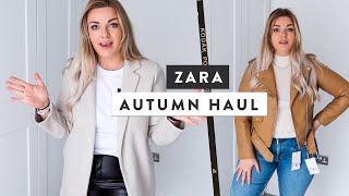 Zara Autumn Haul  Curve Try On Haul [upl. by Ydissak614]