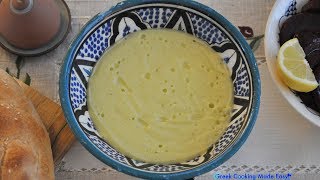 Greek Garlic Sauce  Skordalia with Potatoes  Σκορδαλιά με πατάτες [upl. by Norrek]