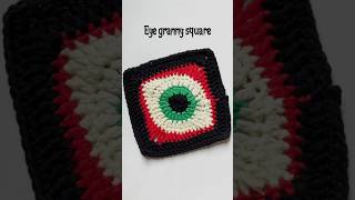 Eye crochet Granny Square tutorial is out now on my channel 👁️ crochethalloween grannysquare [upl. by Melak990]