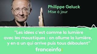 Philippe Geluck quotLes idées cest comme la lumière avec les moustiquesquot [upl. by Margaret]