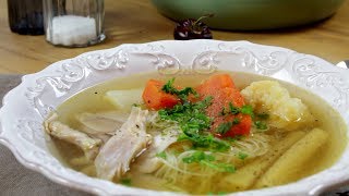 Hungarian Cold Remedy  Chicken Soup Csirkehúsleves [upl. by Theurich]