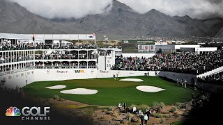 Highlights Best moments from the 16th hole 2024 WM Phoenix Open Round 1  Golf Channel [upl. by Rainah]